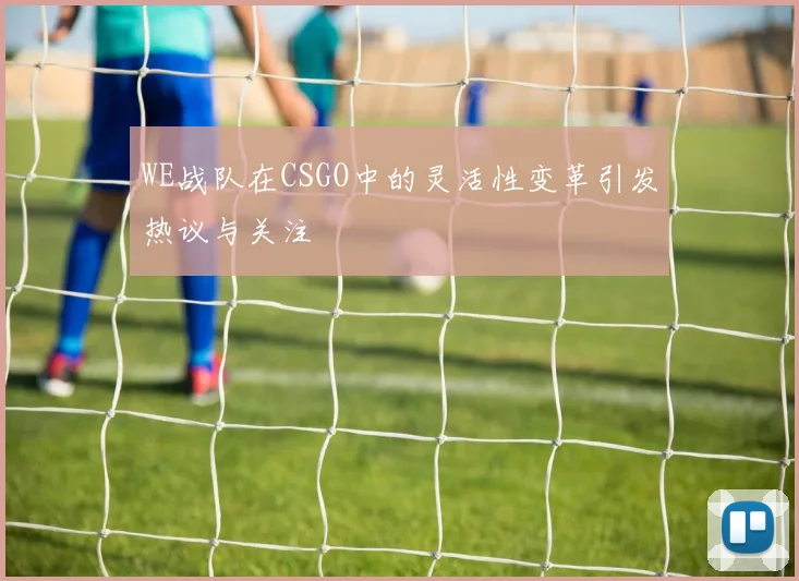 WE战队在CSGO中的灵活性变革引发热议与关注